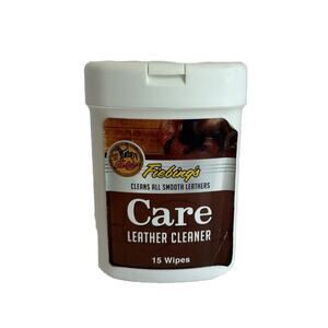 Fiebings Care Leather Cleaner Wipes 15 Wipes